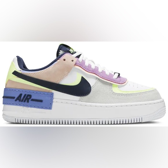 Nike Air Force 1 Shadow Pastel Mix Sneakers - Picture 1 of 5